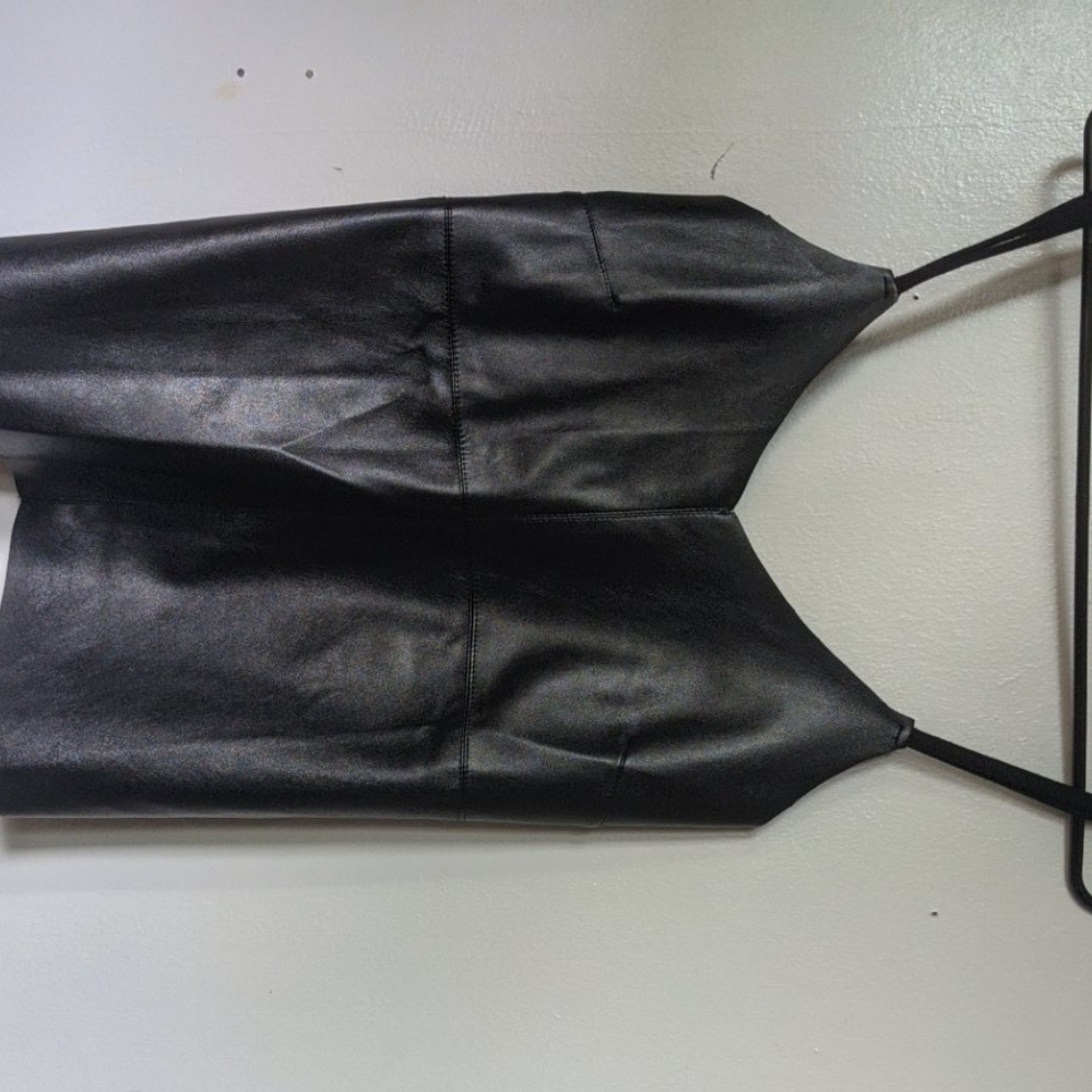Leather Tank Top